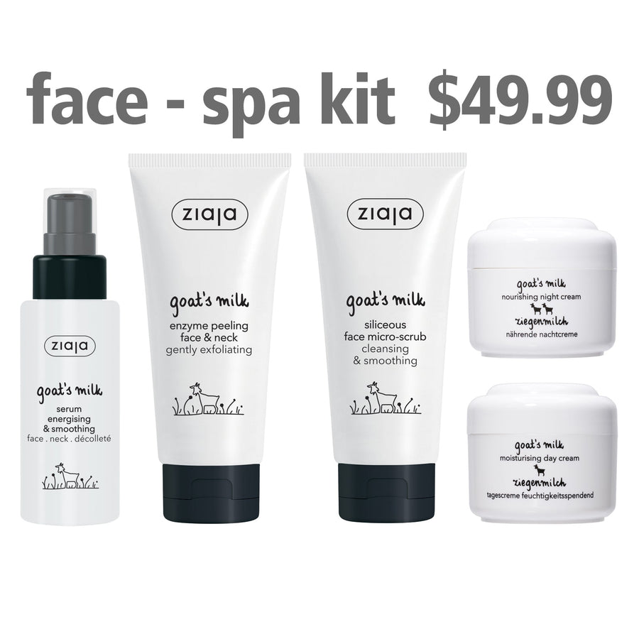 Goat's Milk Face Spa Kit - Glamourous Grace