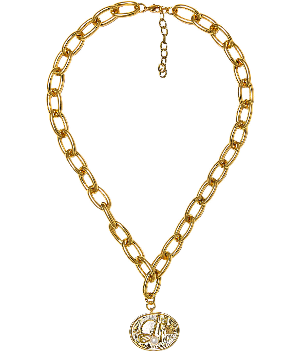 Golf Pendant Necklace - 18k Gold Plated - Glamourous Grace