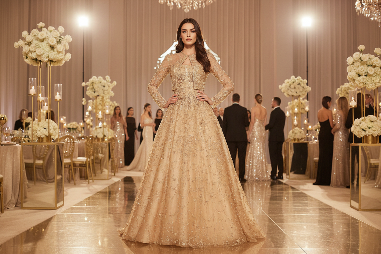 Gold Gown - Luxury Gala