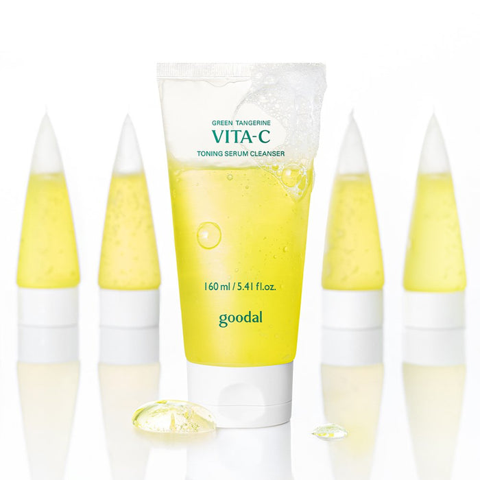 goodal Green Tangerine Vita-C Toning Serum Cleanser 160ml - Glamourous Grace