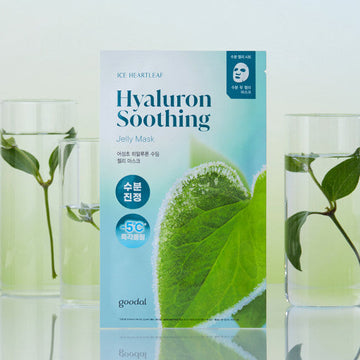 goodal Heartleaf Hyaluron Soothing Jelly Mask Sheet 5ea - Glamourous Grace