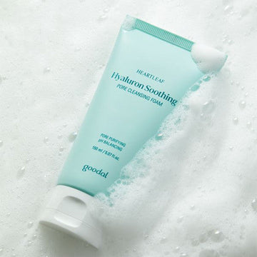 goodal Heartleaf Hyaluron Soothing Pore Cleansing Foam 150ml - Glamourous Grace
