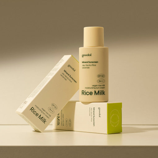 goodal Vegan Rice Milk Moisturizing Sun Cream 50ml [SPF50+ PA++++] - Glamourous Grace