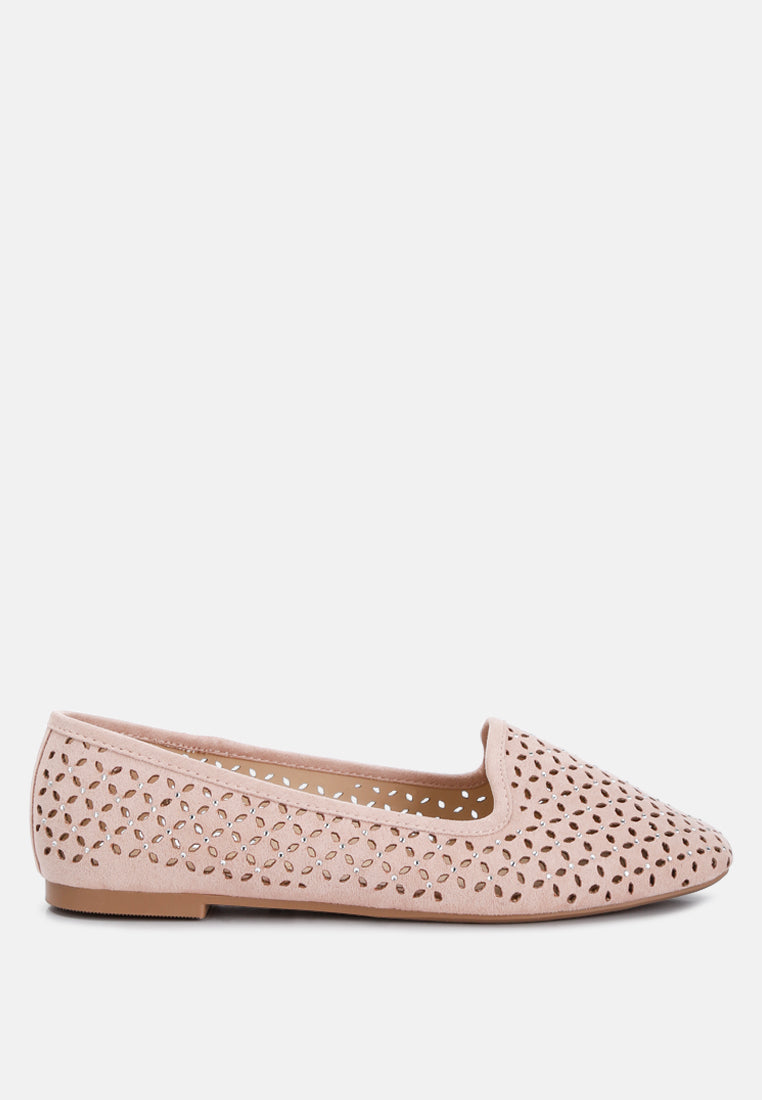 Gordon Perforated Ballerinas - Glamourous Grace