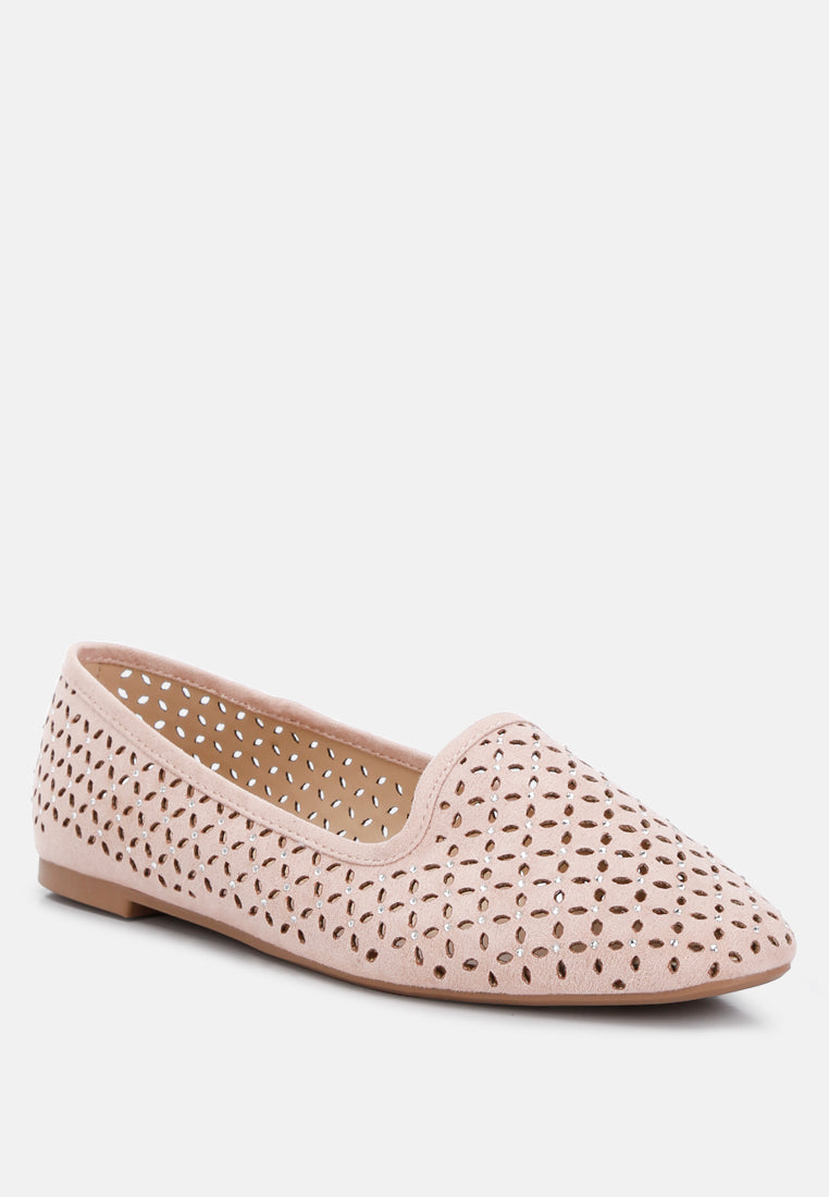 Gordon Perforated Ballerinas - Glamourous Grace
