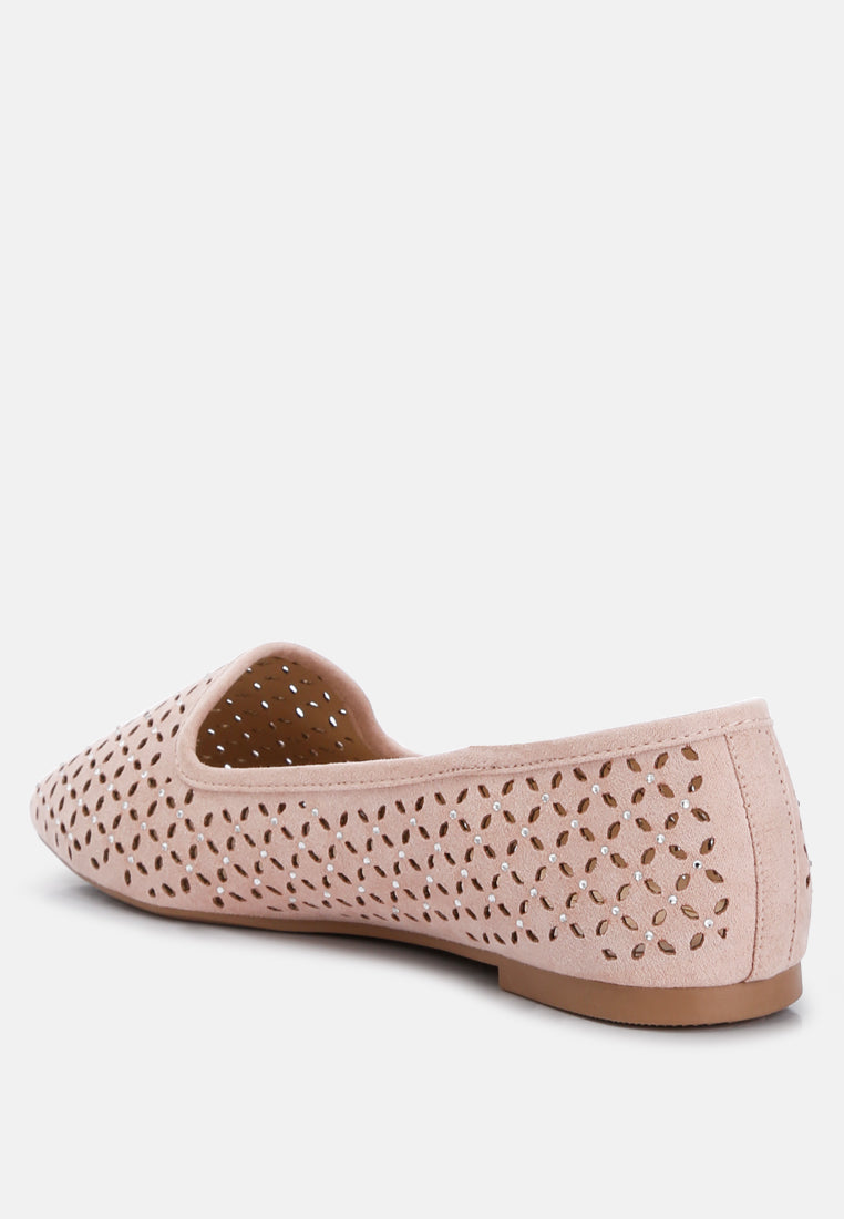 Gordon Perforated Ballerinas - Glamourous Grace