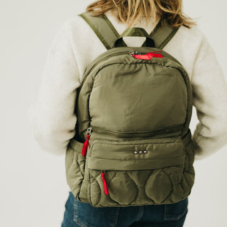 Go-To Organized Puffer Nylon Backpack