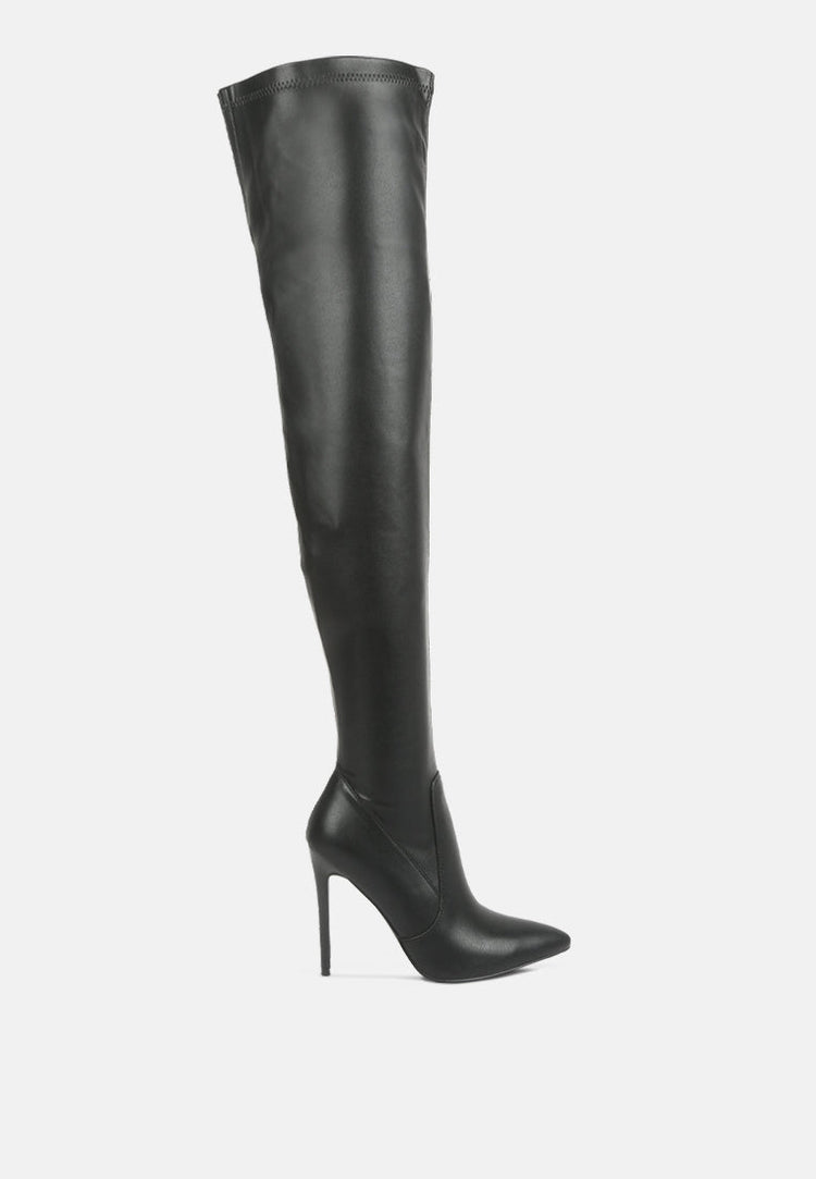 Gush Over Knee Heeled Boots - Glamourous Grace