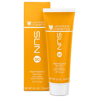 Janssen Cosmetics SPF 50+ Sunscreen Cream: High UVA/UVB Protection, Water Resistant, Ectoine Enriched - Ideal for Fair & Sensitive Skin - Glamourous Grace