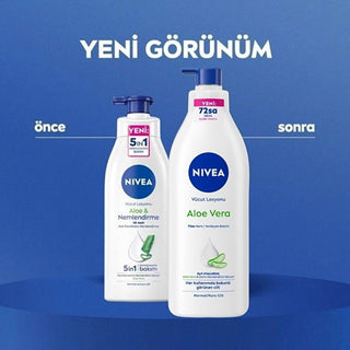 Nivea Aloe Vera 72-Hour Moisturizing Body Lotion for Dry Skin - Long-Lasting Hydration & Softness - Glamourous Grace