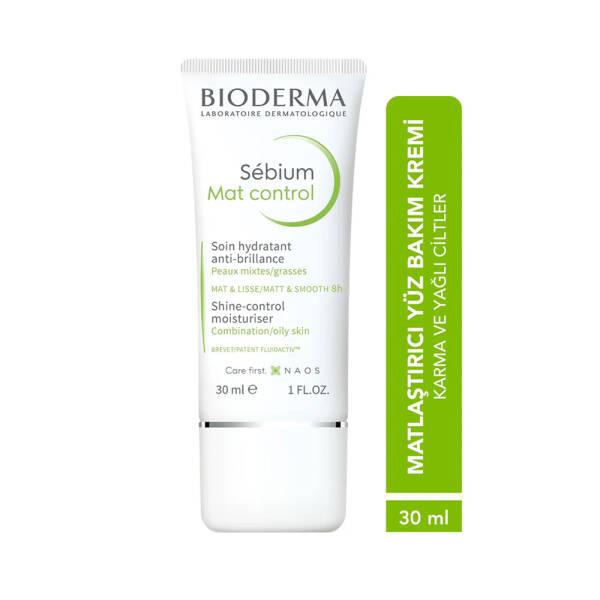 Bioderma Sebium Mat Control Matifying Face Cream - 8-Hour Shine Control, Non-Comedogenic & Hypoallergenic Moisturizer - Glamourous Grace