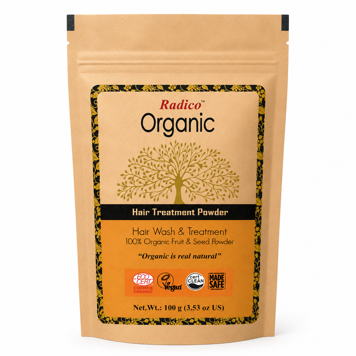 Ayurvedic Hair Treatment Powder - Organic Amla Reetha Shikakai Mix