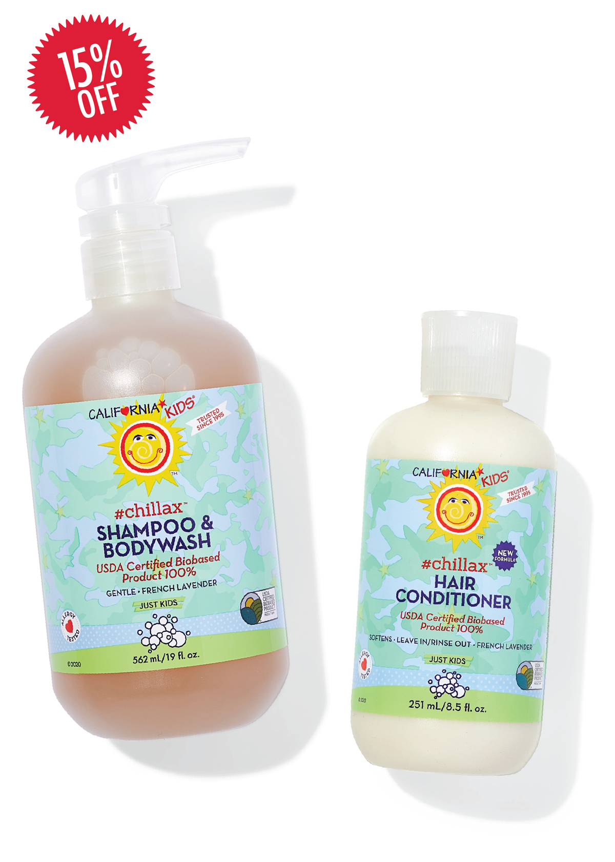 Kids #Chillax™ Shampoo + Conditioner Bundle