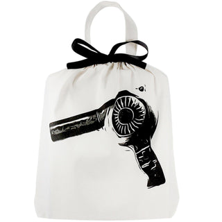 Hair Dryer Travel Bag – Cream - Glamourous Grace