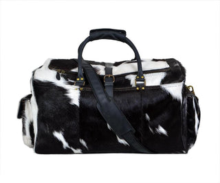 Cowhide Hair on Leather Travel Bag - Glamourous Grace