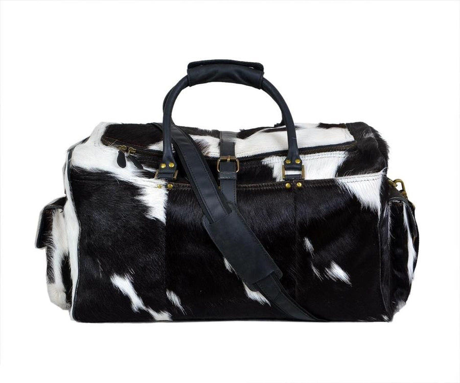 Cowhide Hair on Leather Travel Bag - Glamourous Grace
