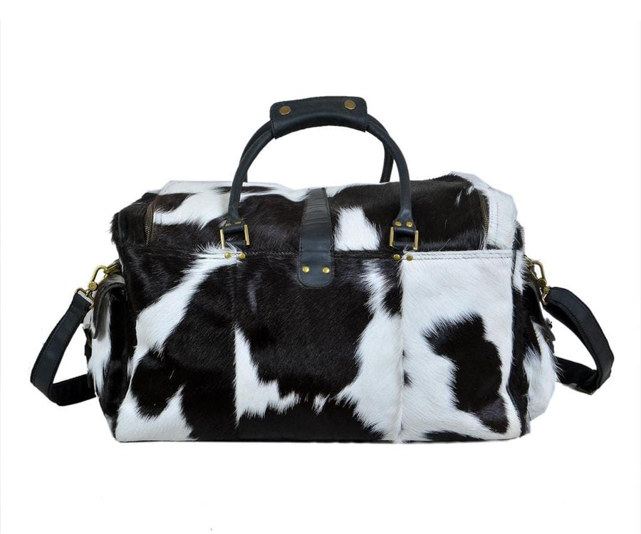 Cowhide Hair on Leather Travel Bag - Glamourous Grace