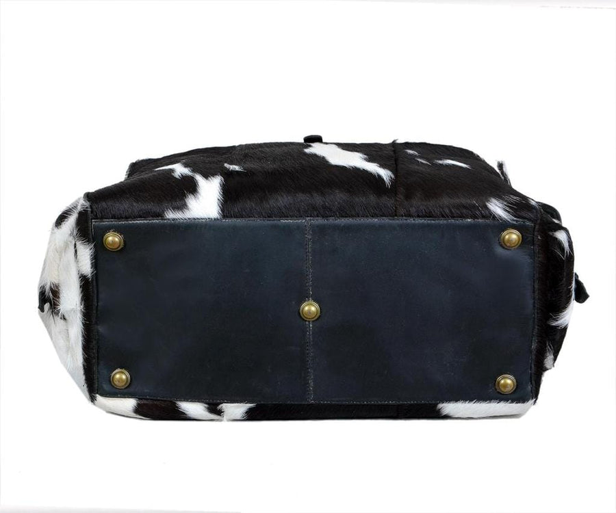 Cowhide Hair on Leather Travel Bag - Glamourous Grace