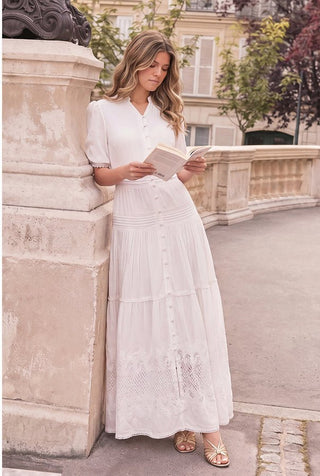 Hallie Dress (White)