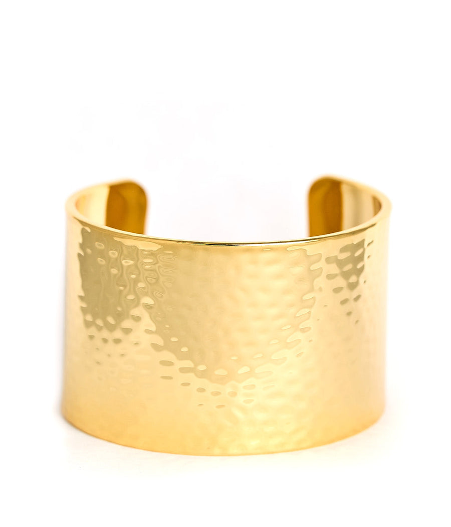 Emily Gold Cuff - 18k Gold Plated - Glamourous Grace