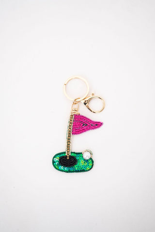 Hand Beaded  - Key Chains - Bag Charm - Glamourous Grace