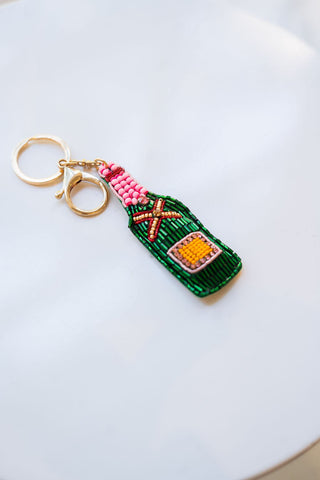 Hand Beaded  - Key Chains - Bag Charm - Glamourous Grace
