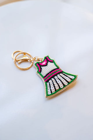 Hand Beaded  - Key Chains - Bag Charm - Glamourous Grace