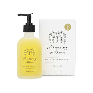 Lemongrass Natural Hand Soap in a Glass Bottle - Glamourous Grace