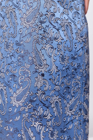 Hannah Skirt (Blue Pattern)