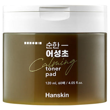 Hanskin Houttuynia Calming Toner Pad 120g(60ea) - Glamourous Grace