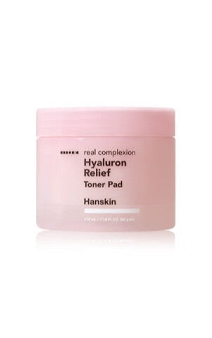 Hanskin Hyaluron Relief Toner Pad 120g(60ea) - Glamourous Grace