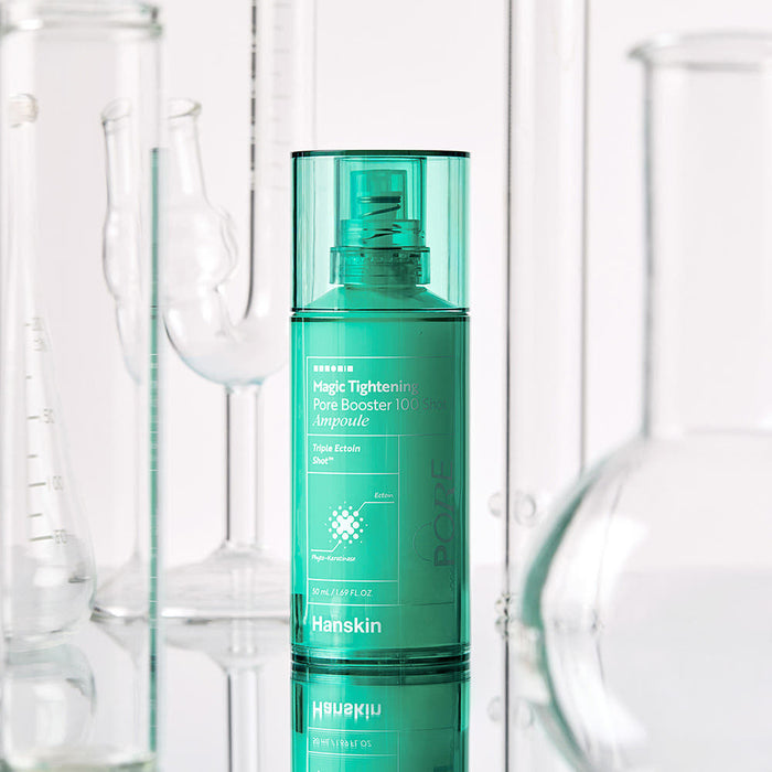 Hanskin Magic Tightening Pore Booster 100 Shot Ampoule 50ml - Glamourous Grace
