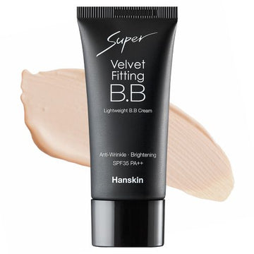 Hanskin Super Velvet Fitting BB Cream SPF35 PA++ 30g - Glamourous Grace