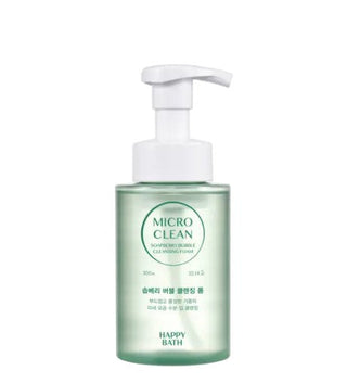 [HAPPY BATH] Micro Clean Soapberry Bubble Cleansing Foam 300ml