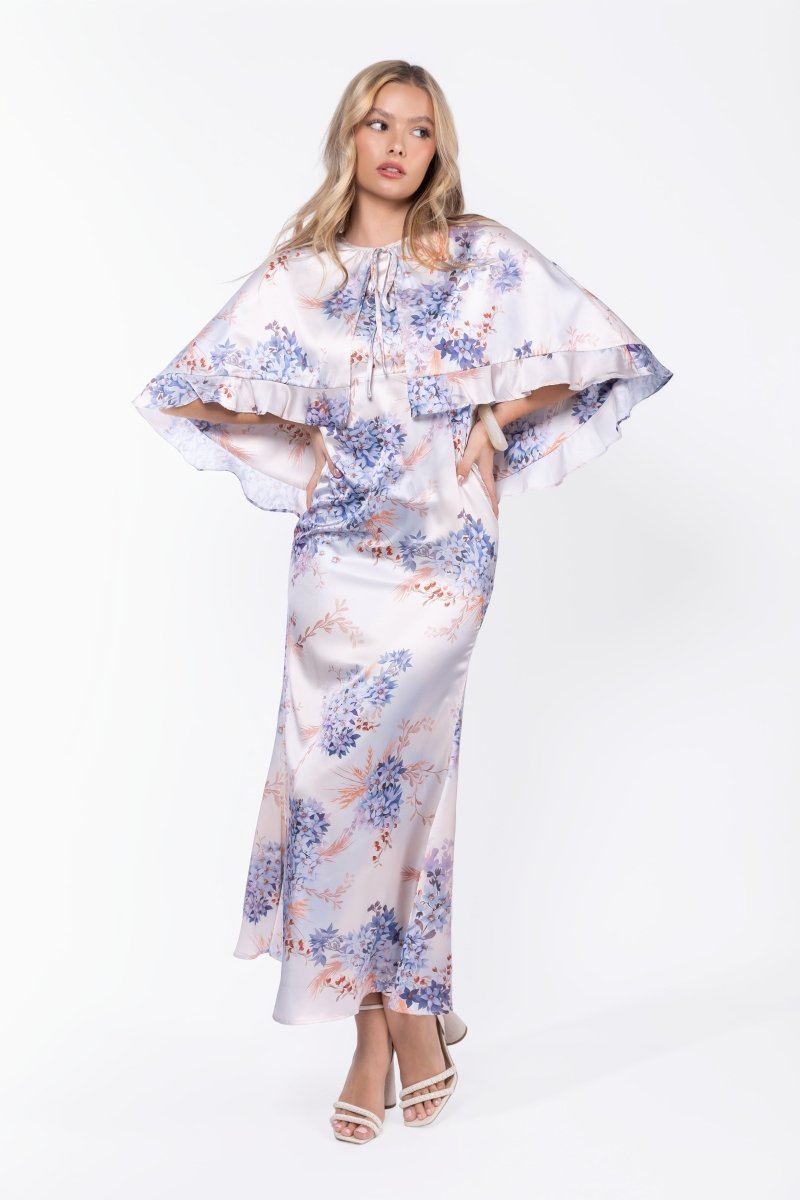 Harper Dress (Ivory Pattern) - Glamourous Grace