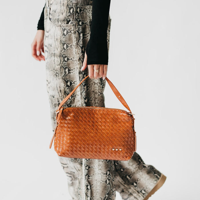 Harper Hobo Woven Shoulder Bag - Glamourous Grace