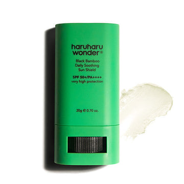 [haruharu wonder] Black Bamboo Daily Soothing Sun Shield SPF 50+ 20g - Glamourous Grace