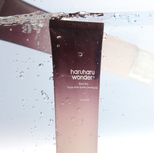 [haruharu wonder] Black Rice Triple AHA Gentle Cleansing Gel 100ml - Glamourous Grace