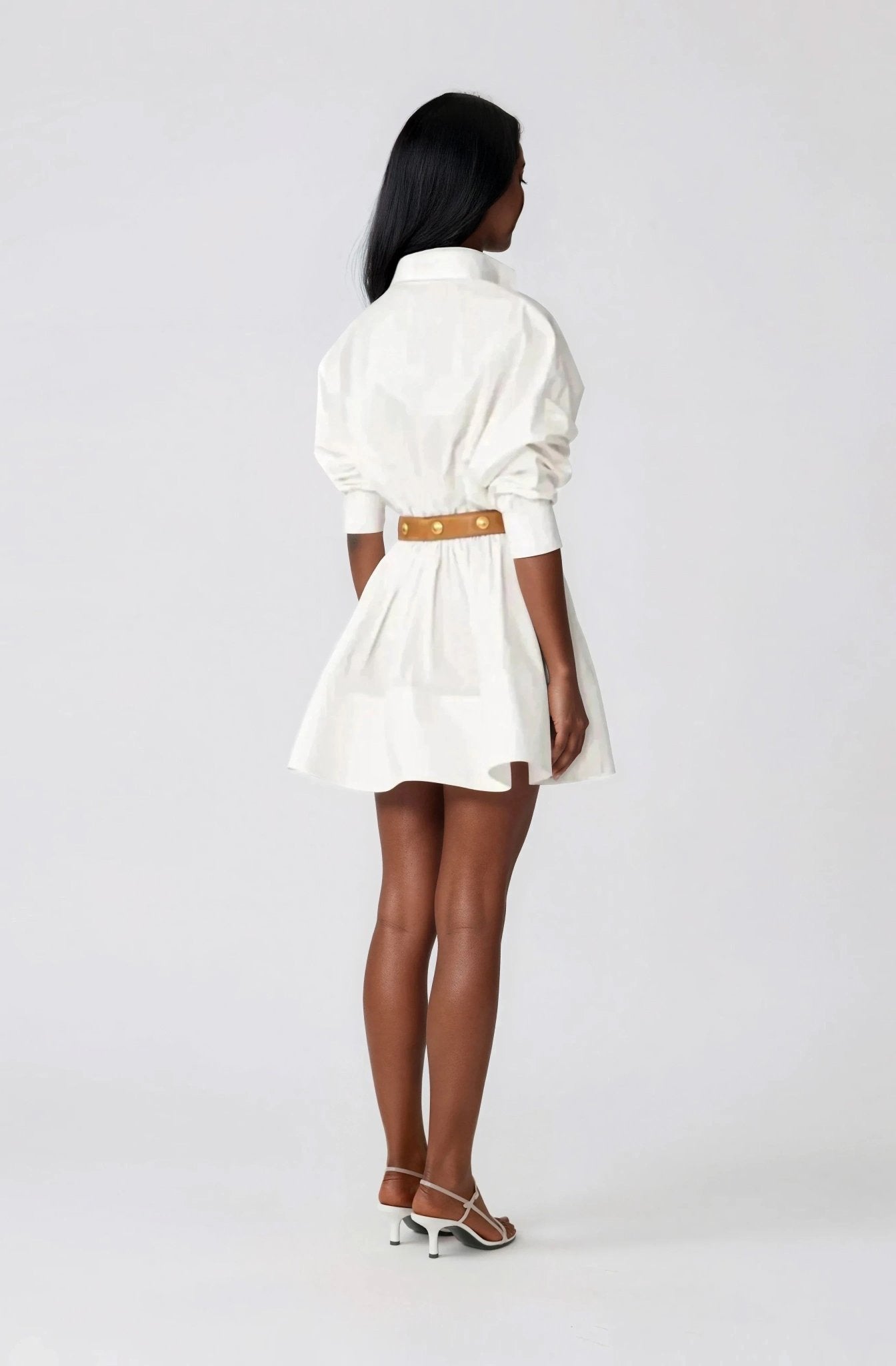Hattie Shirt Dress – White - Glamourous Grace