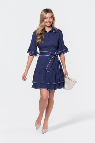 Hazel Dress (Navy)