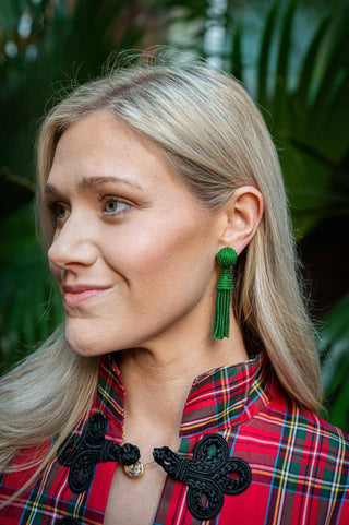 Hazel Tassel Earrings - Glamourous Grace