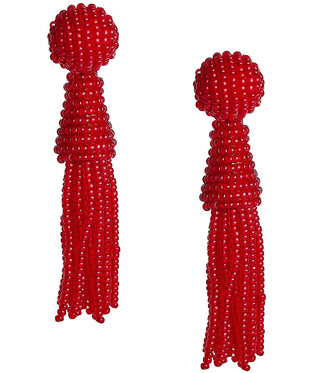 Hazel Tassel Earrings - Glamourous Grace