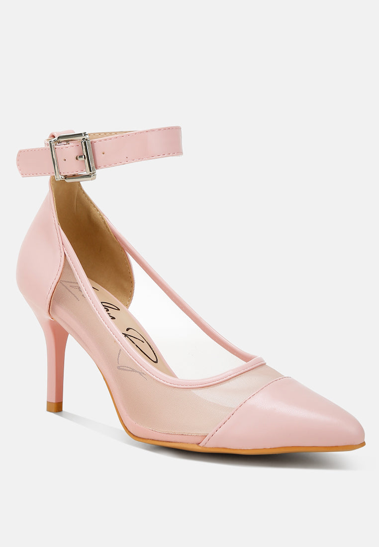 Hearst Pointy Toe Ankle Strap Pumps - Glamourous Grace