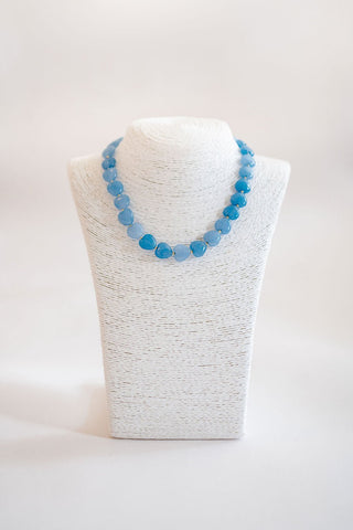 Heart - Quartz Beaded Necklace - Glamourous Grace
