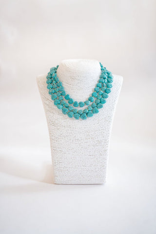 Heart - Quartz Beaded Necklace - Glamourous Grace