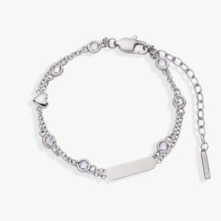 Heart Chain Double Strand Bracelet