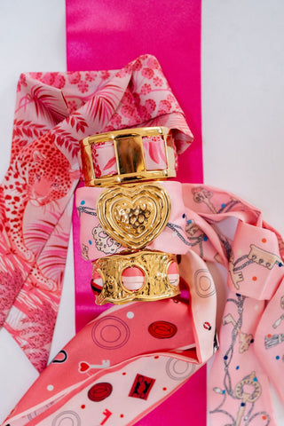 Scalloped Scarf Cuff - Wren - Glamourous Grace