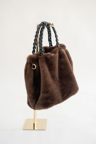 Heather Faux Fur Handbag - Glamourous Grace
