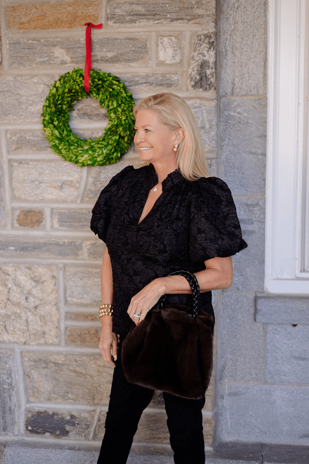 Heather Faux Fur Handbag - Glamourous Grace