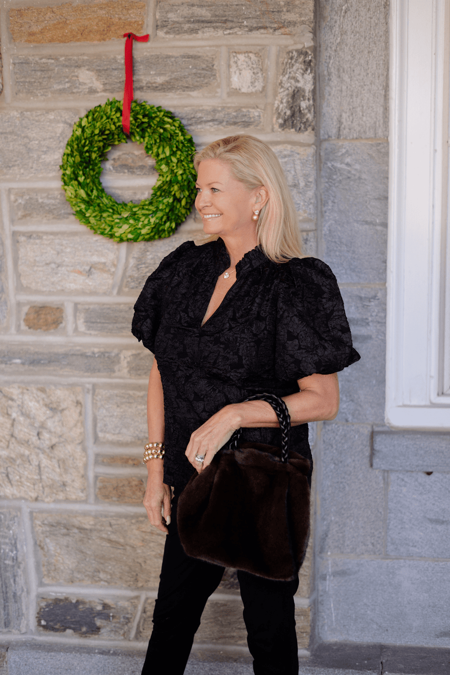 Heather Faux Fur Handbag - Glamourous Grace